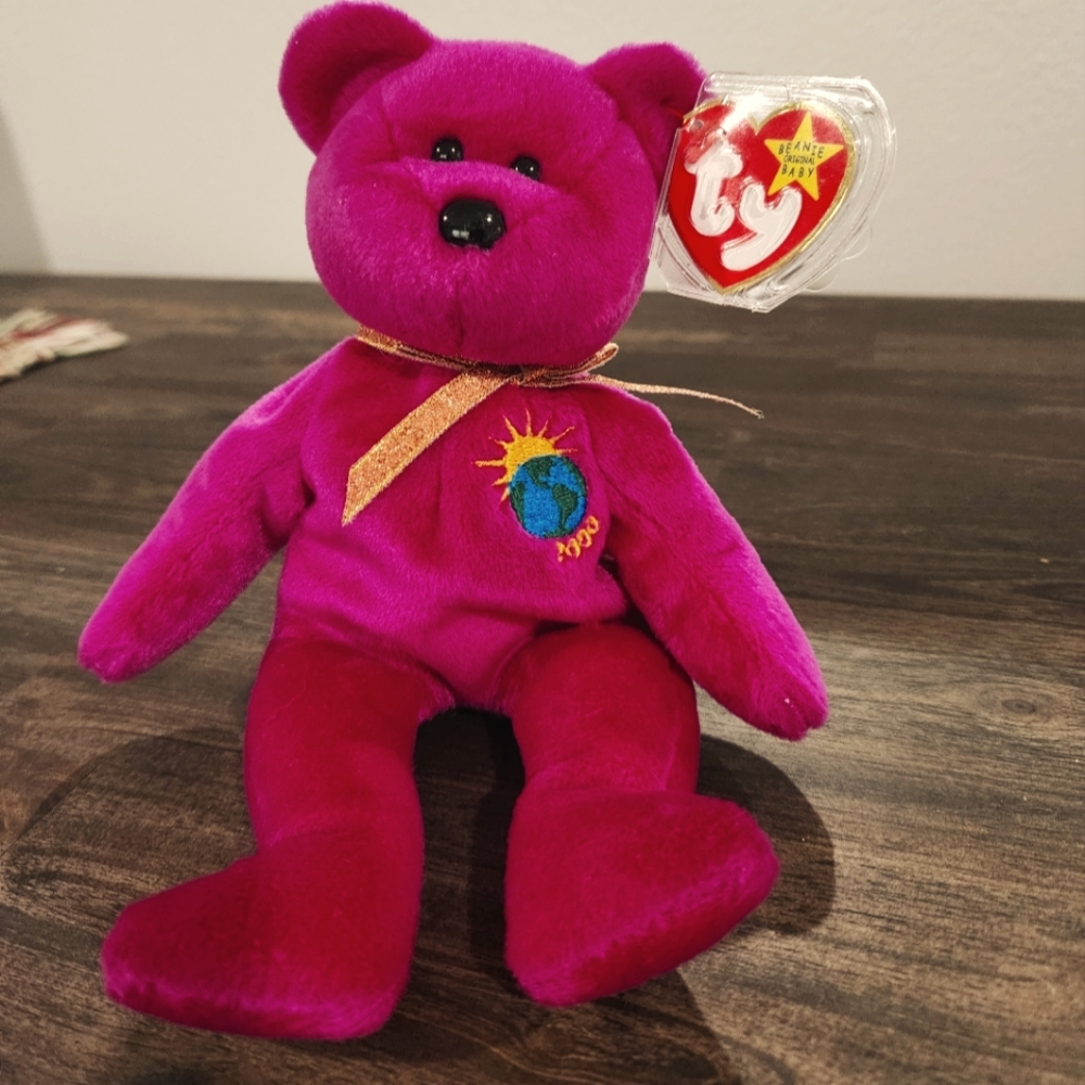 Ty millenium beanie bear.